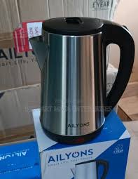 AILYONS 2.2L Electric Kettle Water Heater Boiler Jug with Auto Shut-Off, Fast Boiling, Stainless Steel, Energy Efficient & Durable for Home, Office & Kitchen Use