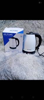 AILYONS 1.8 L Electric Kettle Water Heater & Boiler Jug Stainless Steel, Fast Boil, Coil-less Interior, Auto Shut-Off, Energy Efficient, Safe & Durable Design for Home and Office Use