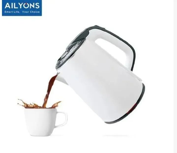 AILYONS Electric Kettle Water Heater & Boiler Jug – Cordless Stainless Steel Kettle with Auto Shut-Off, Boil-Dry Protection, Rapid Boil & Perfect Pour Design