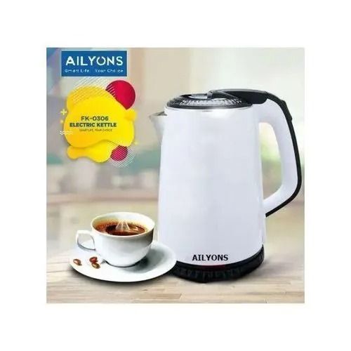 AILYONS 2.2L Luxury Electric Kettle Heater Jug – Fast Boiling Stainless Steel Kettle with Auto Shut-Off, Boil-Dry Protection, Durable & Stylish for Home and Office Use