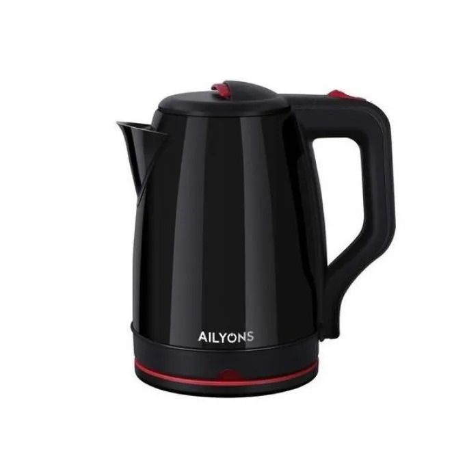 AILYONS Electric Kettle 2.0L Water Heater & Boiler Jug – Rapid Boil, Rust-Resistant Stainless Steel, Auto Shut-Off, Comfortable Grip, Durable and Safe for Home or Office