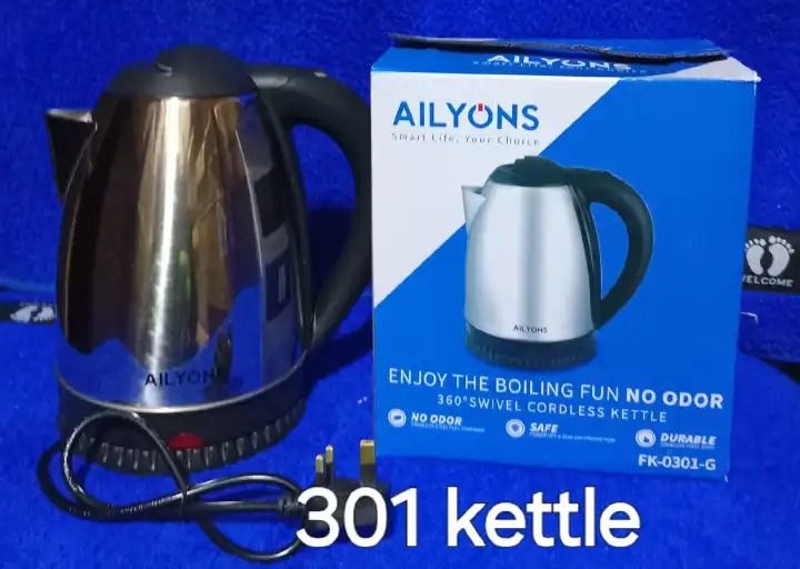 AILYONS Electric Automatic Switch-Off Water Kettle – Fast Boiling, Energy Efficient & Safe Stainless Steel Hot Water Boiler – BEST QUALITY Household Essential