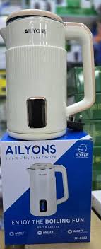Ailyons New Arrival Classic 1.8L Stainless Steel Electric Kettle FK-0322 – Automatic Hot Water Boiler & Heater Jug with Auto Shutoff, Durable & Efficient Design