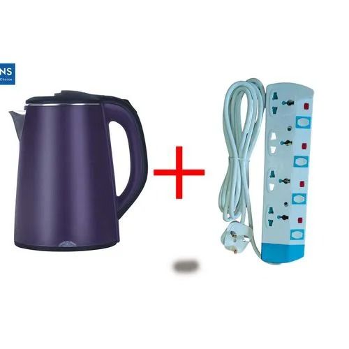 AILYONS FK-0308 Stainless Steel 2.2L Electric Kettle + Free Gift – Fast Boil, Durable & Convenient Home Appliance Bundle