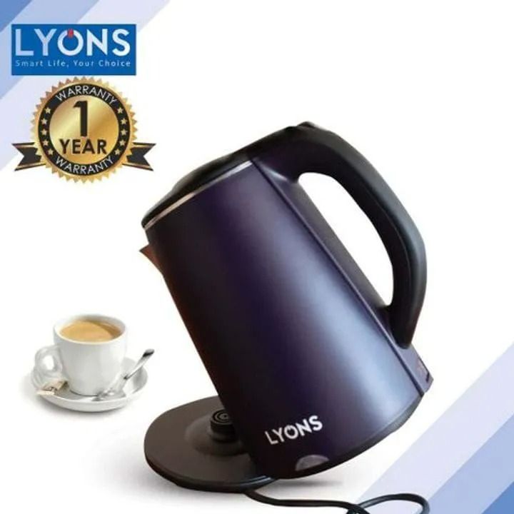 2.2L AILYONS (FK-0308) Stainless Steel Electric Kettle – Stylish, Safe & Durable Home Appliance with Illuminated Boil Indicator