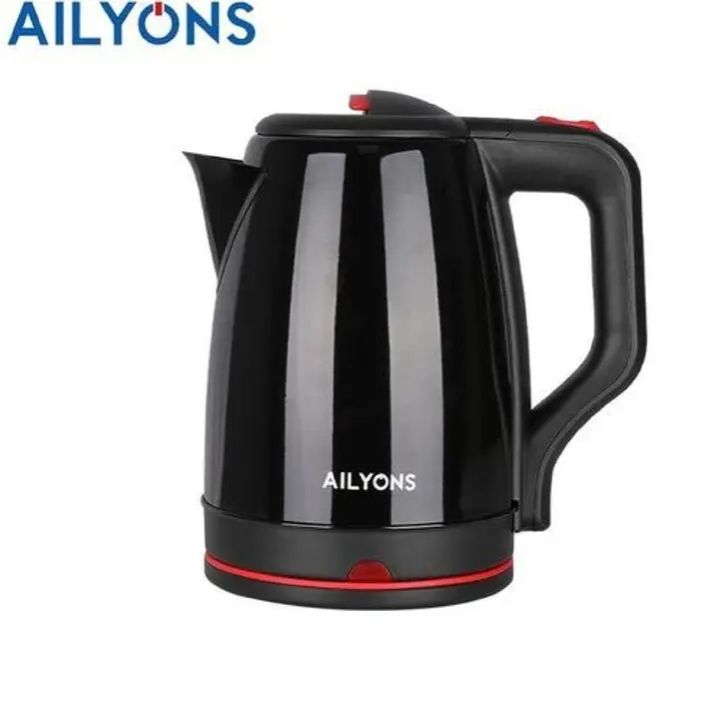 AILYONS Electric Tea Kettle – 2.2L Cordless Stainless Steel Water Boiler Jug with Fast Boiling 1500W, BPA-Free, Auto Shut-Off, Boil-Dry Protection, Energy Efficient, Modern Kitchen Appliance