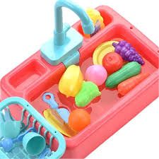 Kids Toy Kitchen Set with Functional Water, Complete Play Food, Utensils, and Storage Rack for Interactive Pretend Cooking Fun