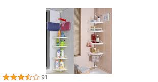 Corner Storage Rack – Multi-Purpose Kitchen, Bathroom, Garden, and Home Organizer Shelf for Dishware, Vegetables, Fruits, Pots, and Plants
