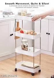 4-Layer Multipurpose Kitchen and Room Fruit Rack Organizer, Detachable Iron Storage Basket, Minimalist Design for Fruits, Vegetables, and Household Items