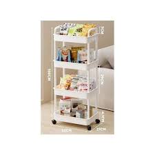 4-Layer Multipurpose Kitchen and Room Fruit Rack Organizer, Detachable Iron Storage Basket, Minimalist Design for Fruits, Vegetables, and Household Items