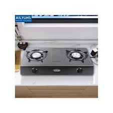 AILYONS Double Burner Gas Cooker Stainless Steel – Efficient, Durable Kitchen Solution with Bonus Gifts for Homes, Apartments & Cooking Enthusiasts