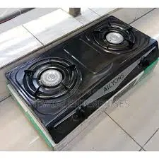 Ailyons Table Top Metallic Two-Burner Gas Cooker – Premium Stainless Steel Gas Stove for Efficient, Fast & Reliable Home Cooking