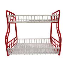 Kenpoly 2-Layer Stainless Steel Dish Rack – Space-Saving Kitchen Organizer for Plates, Cups, Utensils & Easy Drying with Durable, Rust-Resistant Construction