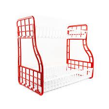 Kenpoly 2-Layer Stainless Steel Dish Rack – Space-Saving Kitchen Organizer for Plates, Cups, Utensils & Easy Drying with Durable, Rust-Resistant Construction