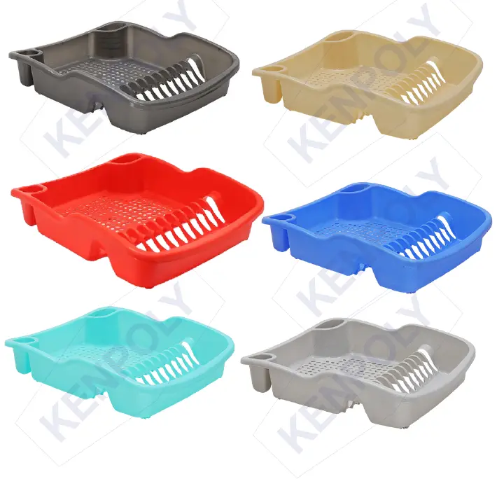 Kenpoly Premium Dish Rack No1 – Durable, Space-Saving Kitchen Organizer for Plates, Cups & Utensils, Rust-Resistant, Stylish Countertop Solution for Home Kitchens