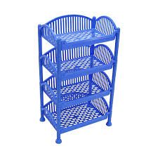 Kenpoly 4-Tier Stainless Steel Dish Rack – Space-Saving, Durable Kitchen Organizer for Plates, Cups & Utensils, Easy Assembly and Quick Disassembly