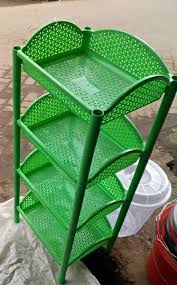 Kenpoly 4-Tier Stainless Steel Dish Rack – Space-Saving, Durable Kitchen Organizer for Plates, Cups & Utensils, Easy Assembly and Quick Disassembly