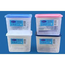 3 Pc Kenpoly Foodmate Square Kitchen Storage Containers – 600ml Each, Stylish, Durable, High-Quality & Elegant Set for Organized Pantry, Fridge & Everyday Food Storage