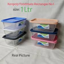 3 Pc Kenpoly Foodmate Square Kitchen Storage Containers – 600ml Each, Stylish, Durable, High-Quality & Elegant Set for Organized Pantry, Fridge & Everyday Food Storage
