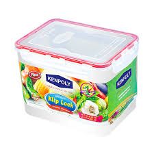 Kenpoly Heavy-Duty Plastic Klip Lock Airtight Home Storage Container – Secure Seal Food Keeper for Kitchen, Pantry & Fridge Organization