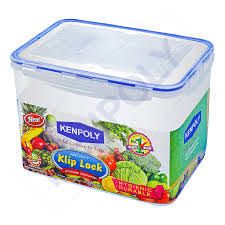 Kenpoly Heavy-Duty Plastic Klip Lock Airtight Home Storage Container – Secure Seal Food Keeper for Kitchen, Pantry & Fridge Organization