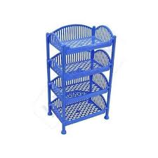 Heavy plastic Kenpoly Ezee Kitchen and Home Trolley Organizer – Durable, Multi-Purpose Storage Cart for Kitchen, Bathroom, Living Room, and Household Organization