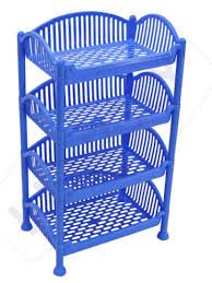 Heavy plastic Kenpoly Ezee Kitchen and Home Trolley Organizer – Durable, Multi-Purpose Storage Cart for Kitchen, Bathroom, Living Room, and Household Organization