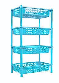 Kenpoly Rectangle Kitchen Home Trolley Organizer – Durable, Spacious, Multi-Tier Storage Cart for Kitchen, Bathroom & Home Organization