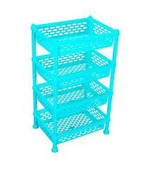 Kenpoly Rectangle Kitchen Home Trolley Organizer – Durable, Spacious, Multi-Tier Storage Cart for Kitchen, Bathroom & Home Organization