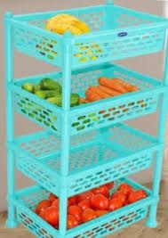 Kenpoly Rectangle Kitchen Home Trolley Organizer – Durable, Spacious, Multi-Tier Storage Cart for Kitchen, Bathroom & Home Organization