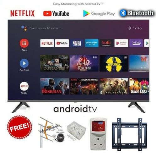 Vitron 32" Inch ,Frameless Smart Android Tv with Netflix,Youtube, Bluetooth, Google Play