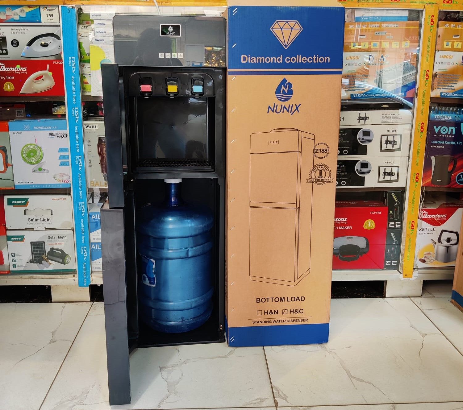 Nunix  Z188C Hot,Normal and Cold Bottom Load Water Dispenser