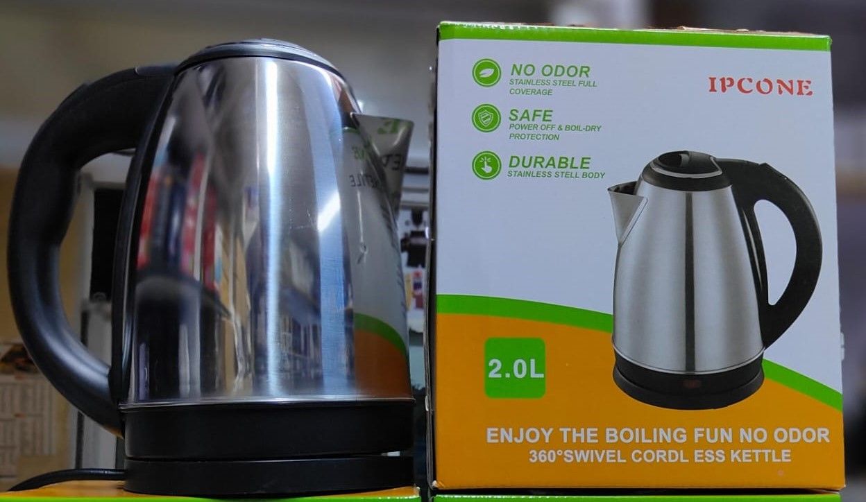 IPCONE 1500W 2.0L Electric Kettle 360⁰ Water Heater Boiler Jug