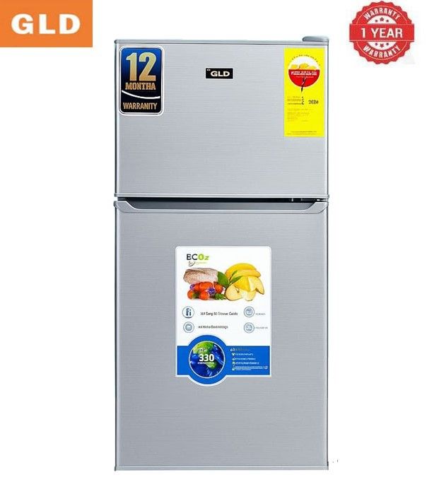 GLD Double Door Mini-Fridge, 90L