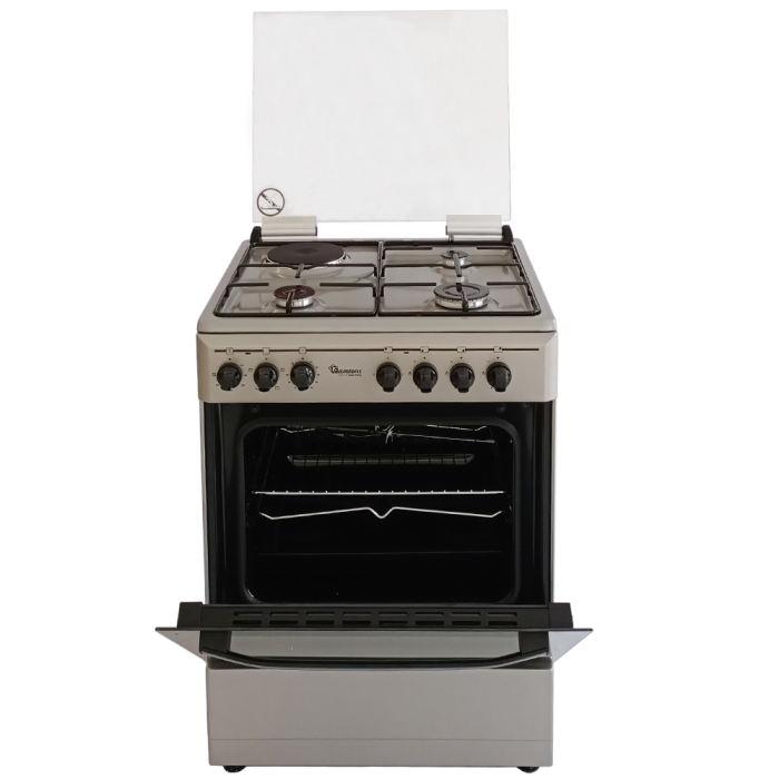 RAMTONS 60x55, 3 Gas Jet Burners + 1 Rapid Plate Cooker with Electric Oven
