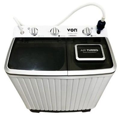 VON 8Kg Semi Automatic Twin Tub Washing Machine