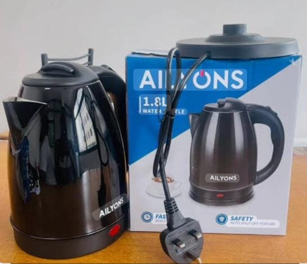 AILYONS 2L  Stainless Steel Electric Kettle + Extension