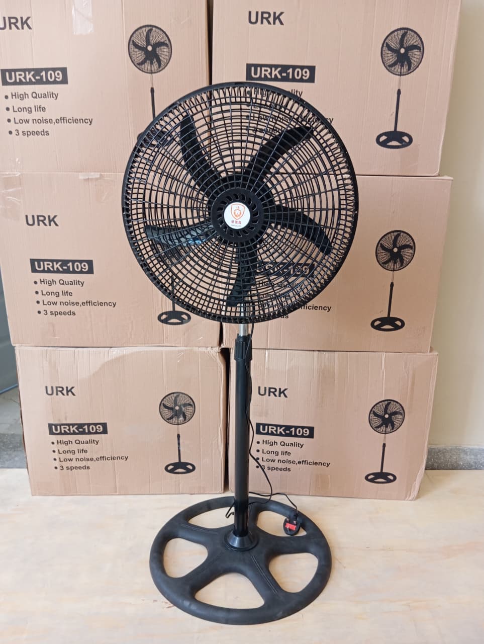 URK 18 Inch, 5 Blades Stand Fan