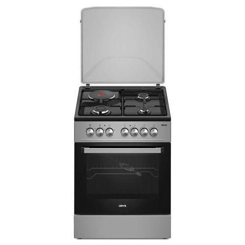 MIKA ORYX 60 x 60, 3 Gas Jet Burners +1 Rapid Plate, Electric Oven Standing Cooker