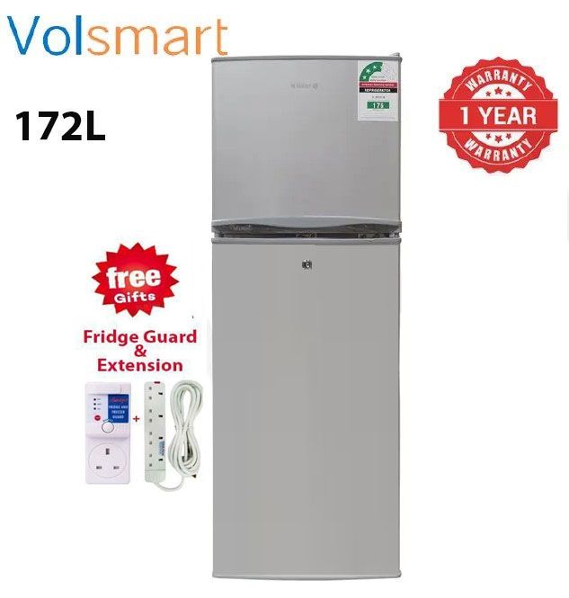 SUPER SALE!! VOLSMART 172L DOUBLE DOOR FRIDGE