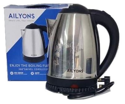 AILYONS 2L  Stainless Steel Electric Kettle + Extension