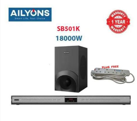AILYONS SB 501K 2.1CH Sound Bar 18000W PMPO