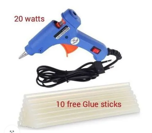 Hot Melt Glue Gun 20 W + 10 Free Glue Sticks