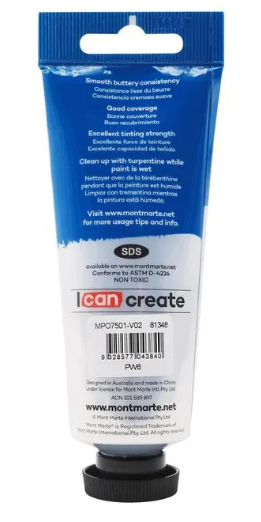 Oil Paint Premium 75ml Tube – Titanium White