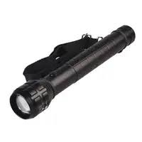 Self defense long handle torch/Flashlight, Cold White Light Photography Flashlight 3-Mode Zoom Photo Lantern Lamp Metal Reflector Police Hard Torch