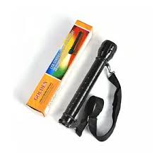 Self defense long handle torch/Flashlight, Cold White Light Photography Flashlight 3-Mode Zoom Photo Lantern Lamp Metal Reflector Police Hard Torch