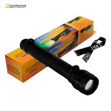 Self defense long handle torch/Flashlight, Cold White Light Photography Flashlight 3-Mode Zoom Photo Lantern Lamp Metal Reflector Police Hard Torch