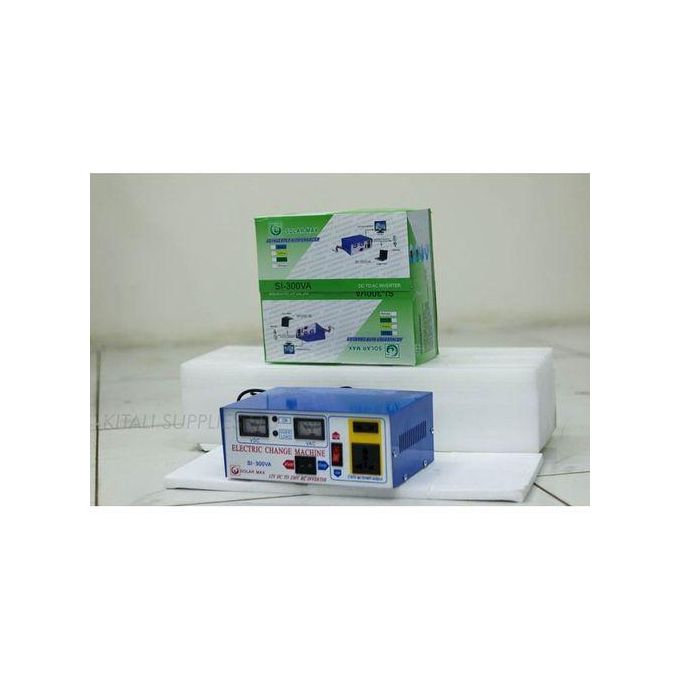 Solarmax 300W Solar Inverter – Dual Function AC to DC & DC to AC Converter, Portable Power Backup for Home, Office, Solar Systems, Stable Output, Energy Efficient