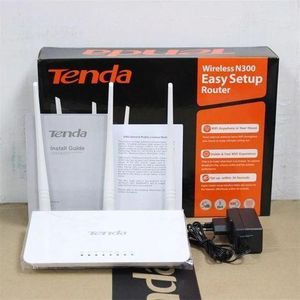 Tenda F3 N300 300Mbps Wireless WiFi Router – 3x5dBi Antennas, Easy Setup, Bandwidth Control, and Wide Coverage for Home & Small Office
