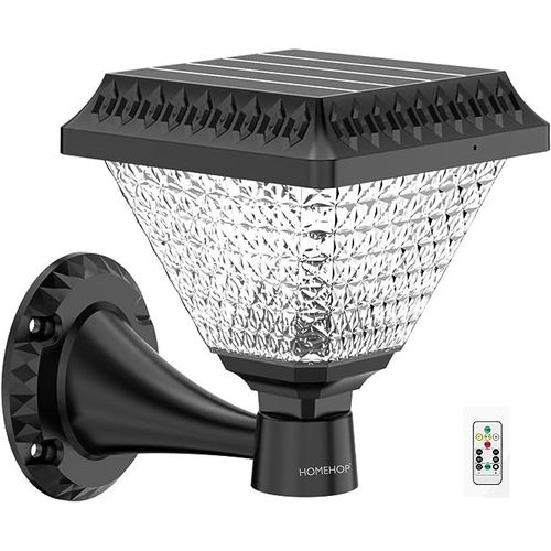 Solar LED Outdoor Wall Light for Home Garden Decoration – Multicolor Solar Lamp with Automatic Charging for Balcony, Fence, Pathway, Patio & Exterior Lighting